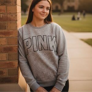 PINK VS Oversized Everyday Lounge Campus Crew